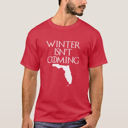 Der Winter kommt nicht ins Shirt Florida (Vorderseite)