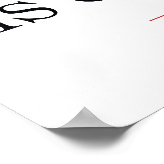 Der Winter kommt Poster (Ecke)