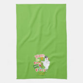 Der Winter macht keinen Spaß ohne Frost den Schnee Geschirrtuch (Vertikal)