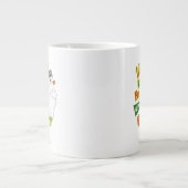 Der Winter macht keinen Spaß ohne Frost den Schnee Jumbo-Tasse (Vorderseite)