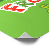 Der Winter macht keinen Spaß ohne Frost den Schnee Poster (Ecke)