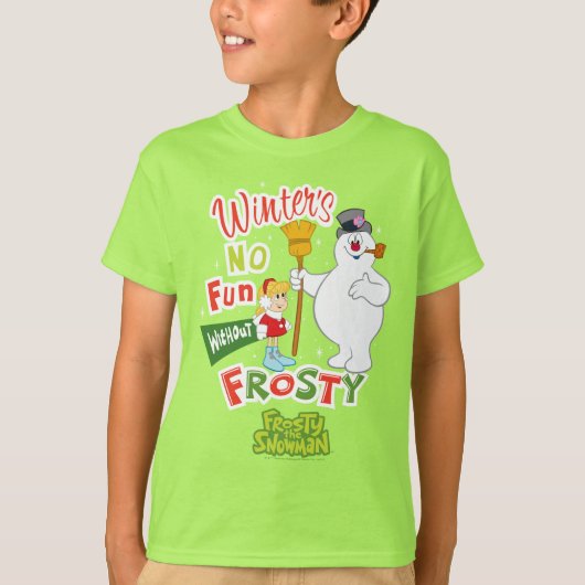 Der Winter macht keinen Spaß ohne Frost für den Sc T-Shirt (Vorderseite)