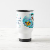 Der Winter-Märchenland der Stechpalme Reisebecher (Mittel)