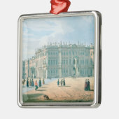 Der Winter-Palast, wie vom Palast-Durchgang Silbernes Ornament (Links)