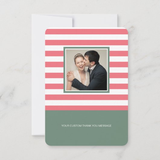 Der Winter Wedding BlumenKranz | danken Ihnen Dankeskarte (Rückseite)