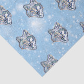 Der Winter Wolf Seidenpapier (Detail)