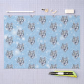 Der Winter Wolf Seidenpapier (Handwerk)