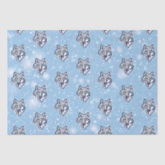 Der Winter Wolf Seidenpapier (Vorderseite)