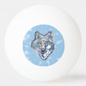 Der Winter Wolf Tischtennisball (Rückseite)