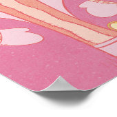 Der Winterfrosch Poster (Ecke)