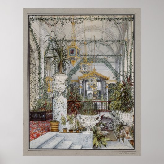 Der Wintergarten von Kaiserin Alexandra Fyodorovna Poster (Vorne)