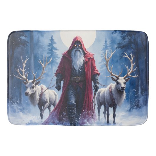 Der Winterkönig kommt.  Badematte (Vorderseite)