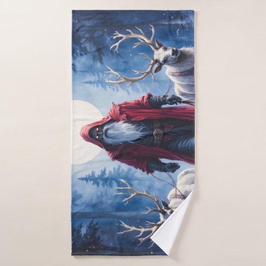 Der Winterkönig kommt.  Badhandtuch Set (Badehandtuch)