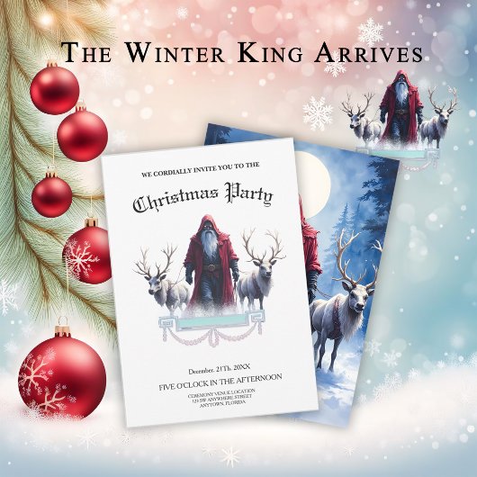 Der Winterkönig kommt.  Einladung