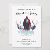 Der Winterkönig kommt.  Einladung (Vorderseite)
