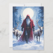 Der Winterkönig kommt.  Einladung (Rückseite)
