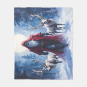 Der Winterkönig kommt.  Fleecedecke (Vorderseite)