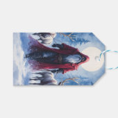 Der Winterkönig kommt.  Geschenkanhänger (Vorderseite (Horizontal))