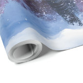 Der Winterkönig kommt.  Geschenkpapier (Rolleneckpunkt)