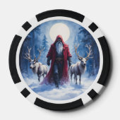 Der Winterkönig kommt.  Pokerchips (Rückseite)