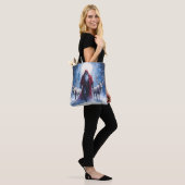 Der Winterkönig kommt.  Tasche (Am Model)