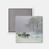 Der winterliche Weg zum Markt Magnet (Vorderseite/Rückseite)