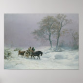 Der winterliche Weg zum Markt Poster (Vorne)