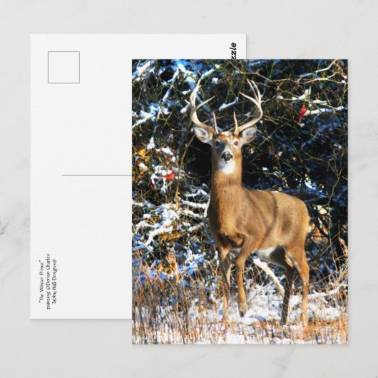 "Der Winterprinz" Postkarte (Vorne/Hinten)