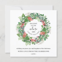 Der Winterschrei Lasse uns zu seiner Weihnachtskar