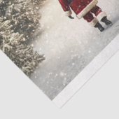 Der Winterspaziergang des Weihnachtsmanns Seidenpapier (Ausschnitt)