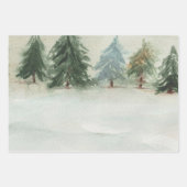 Der Winterwald Geschenkpapier Set (Vorderseite 2)