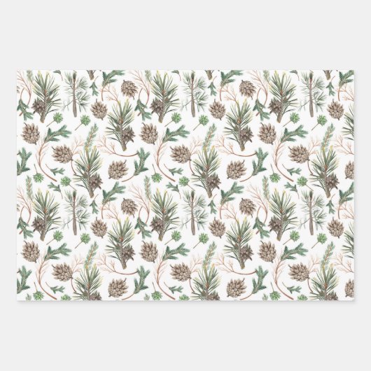 Der Winterwald Geschenkpapier Set (Vorderseite 2)