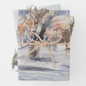 Der Winterwald Geschenkpapier Set (Beispiel)