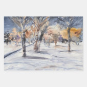 Der Winterwald Geschenkpapier Set (Vorderseite)