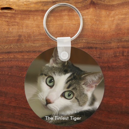 Der winzigste Tiger-Schlüsselanhänger Schlüsselanhänger (Vorderseite)