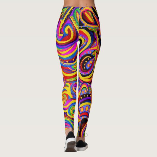 Der Wirbel Leggings (Rückseite)