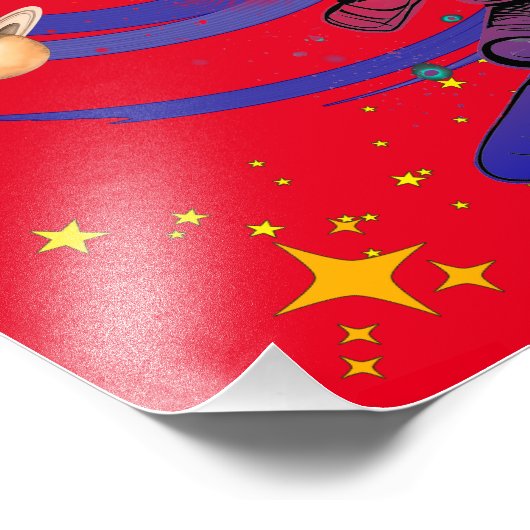 Der Wirbelsturm Fotodruck (Ecke)