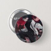 Der Wirbelwind des Alchemisten Anime-Junge-Knopf - Button (Vorne & Hinten)
