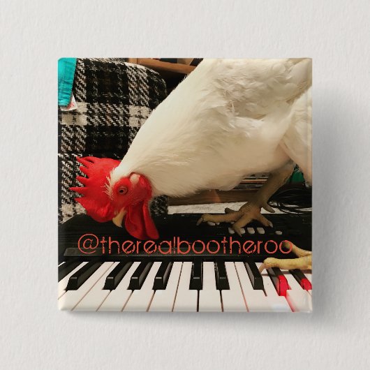 Der wirkliche Boo das Roo auf Tastatur Button (Vorderseite)