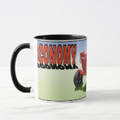 Der Wirtschaftsmotor Tasse (Links)