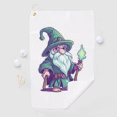 Der Wise Wizard Gnome Golfhandtuch (Insitu)