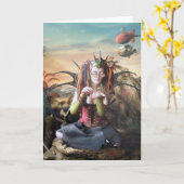 Der Wissenschaftler Karte (Gelbe Blume)