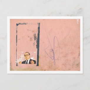 Der Wissenschaftler Postkarte