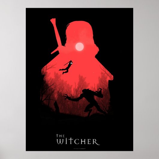 Der Witcher-Minimalist Poster (Vorne)