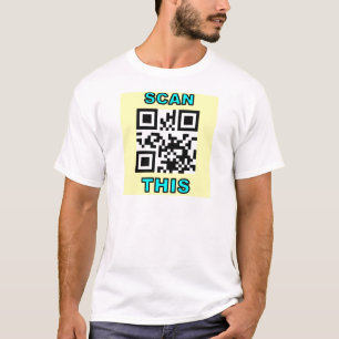 Der WITZ IST AUF IHNEN (Qr T-Shirt