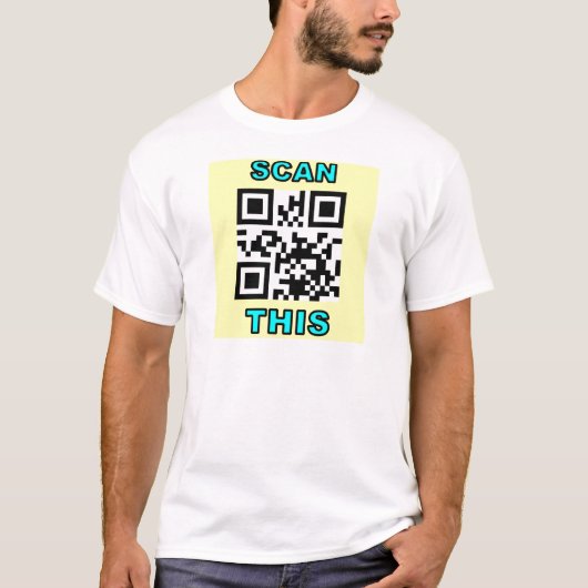 Der WITZ IST AUF IHNEN (Qr T-Shirt (Vorderseite)