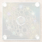 DER WOHLSTAND: Glücksbringer Glasuntersetzer (Rückseite)