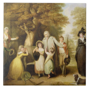 Der wohltätige Erb- oder der Pächter wieder Fliese