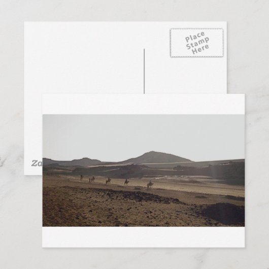 Der Wohnwagen behält das Bewegen Postkarte (Vorne/Hinten)