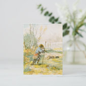 Der Wolf als Hirte Postkarte (Stehend Vorderseite)